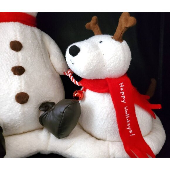 Hallmark JINGLE PALS animate music Snowman Dog dance sing bark JINGLE BELLS 2004 - Picture 4 of 9